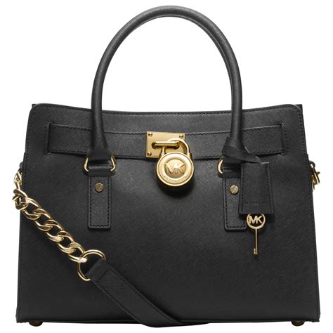 michael michael kors hamilton large east west satchel black|Michael Kors Hamilton large bag.